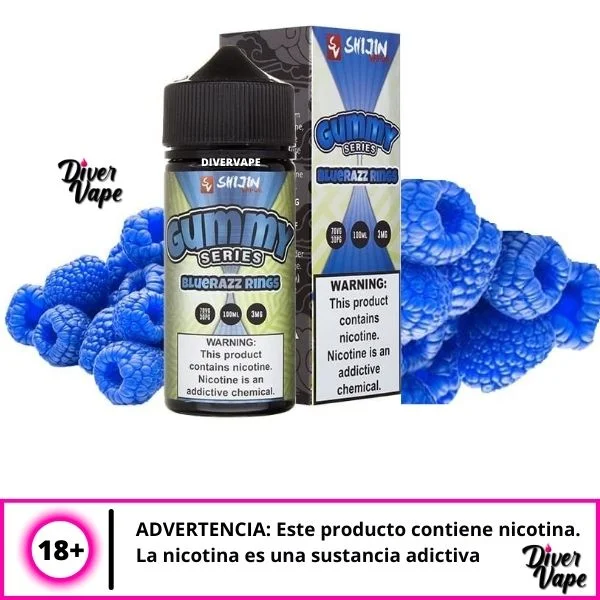 Gummy Bluerazz Rings Shijin Vapor