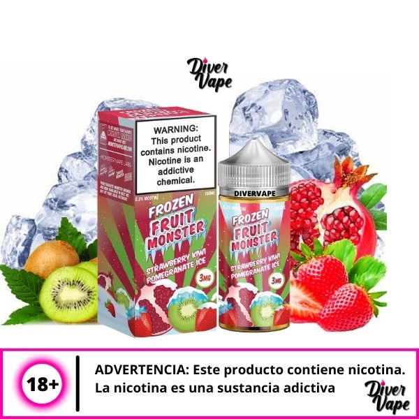 Frozen Fruit Monster Strawberry Kiwi Pomegranate Ice 100ml