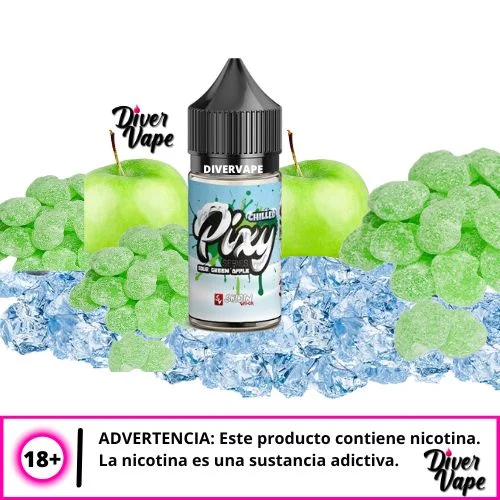 Sour-Green-Apple-Chilled-Salts-It´s-Pixy-Shijin-Vapor