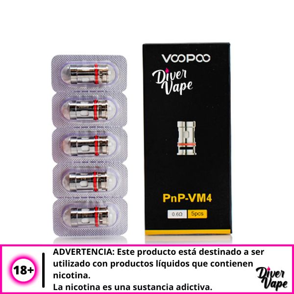 Resistencias-Voopoo-PnP-VM4-0.6-ohm