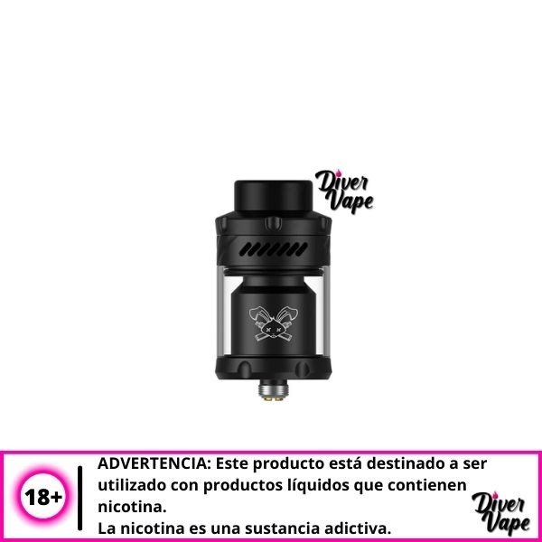 HellVape Dead Rabbit 3 RTA Matte Black Tank