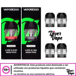 Vaporesso Luxe Q Pod 0.6 ohm - 1.0 ohm