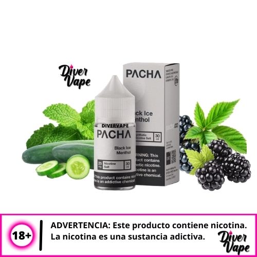 Pacha Salt Black Ice Menthol