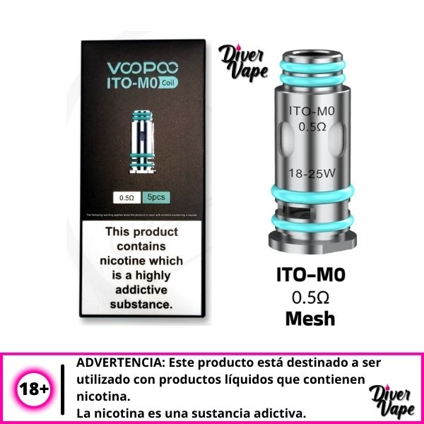 VooPoo Resistencias ITO 0.5 ohm