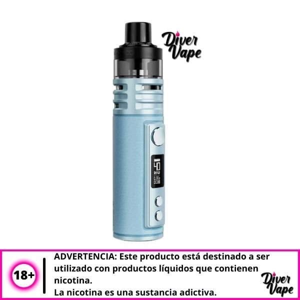 VooPoo Drag H40 Kit Vape Snow Blue