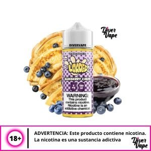 Loaded Raspberry Crepe 120ml