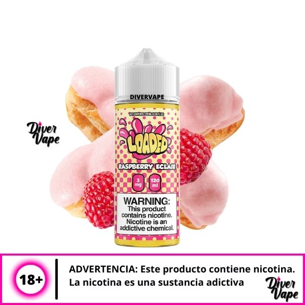 Loaded Raspberry Eclair 120ml