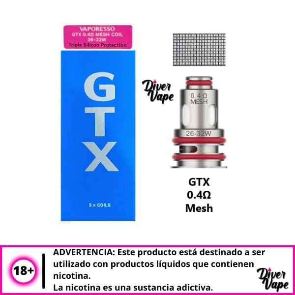 Vaporesso GTX 0.4 Mesh Coil