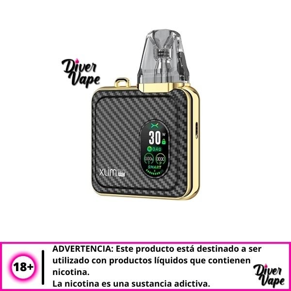 Oxva Xlim SQ Pro Pod Kit Gold Carbon