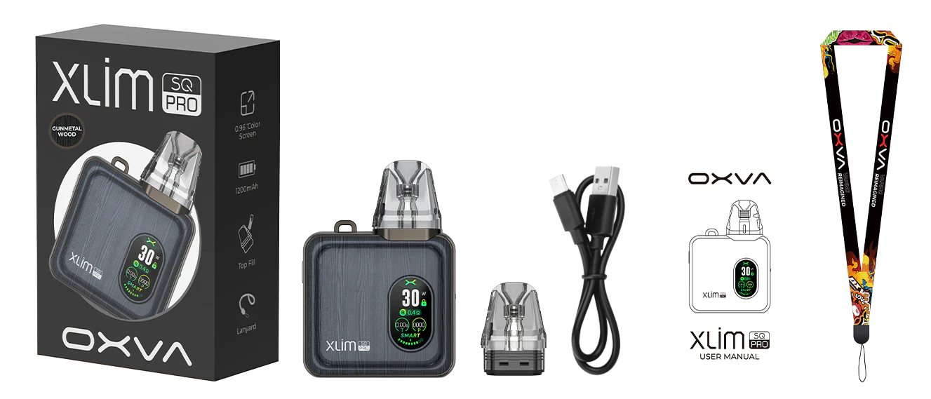 Oxva Xlim SQ Pro Pod Kit Especificaciones