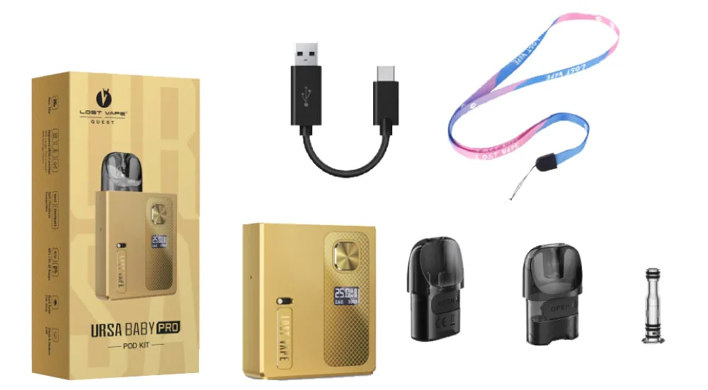 Lost Vape Ursa Baby Pro Pod Kit especificaciones