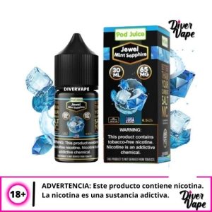 Pod Juice Jewel Mint Sapphire Freeze Salts