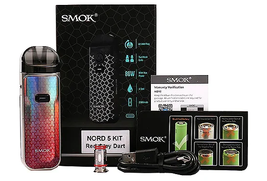 Smok Nord 5 Kit Pod especificaciones