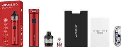 Vaporesso GTX GO 40 Kit Pod especificaciones