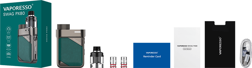 Vaporesso Swag PX80 Kit espesificaciones