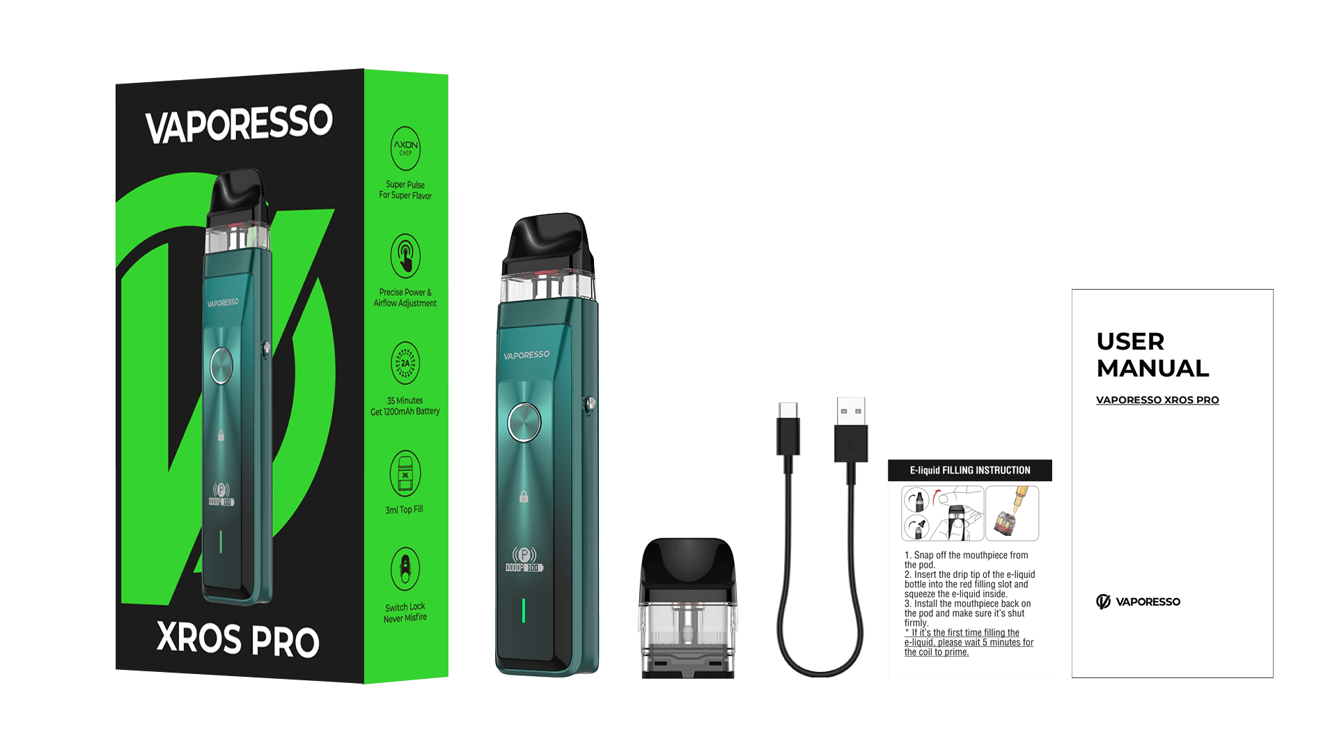 Vaporesso Xros Pro Kit Especificaciones