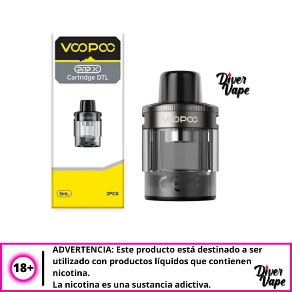 VooPoo PNP X Pod de Repuesto Gray