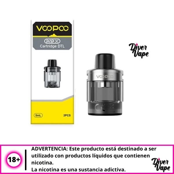 VooPoo PNP X Pod de Repuesto Silver