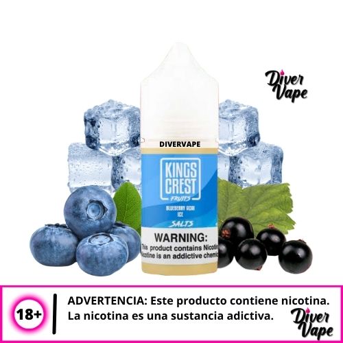 King's Crest Fruits Salts Blueberry Acai Ice