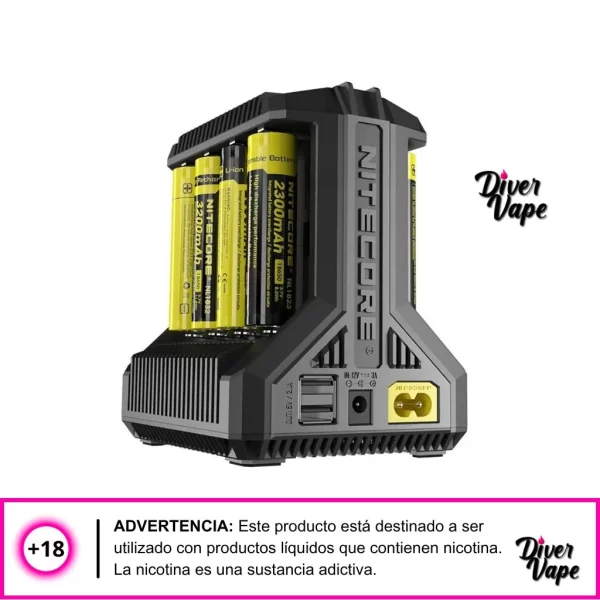 Cargador Nitecore I8 Intellicharger