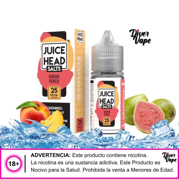 Juice Head Guava Peach Freeze Salt