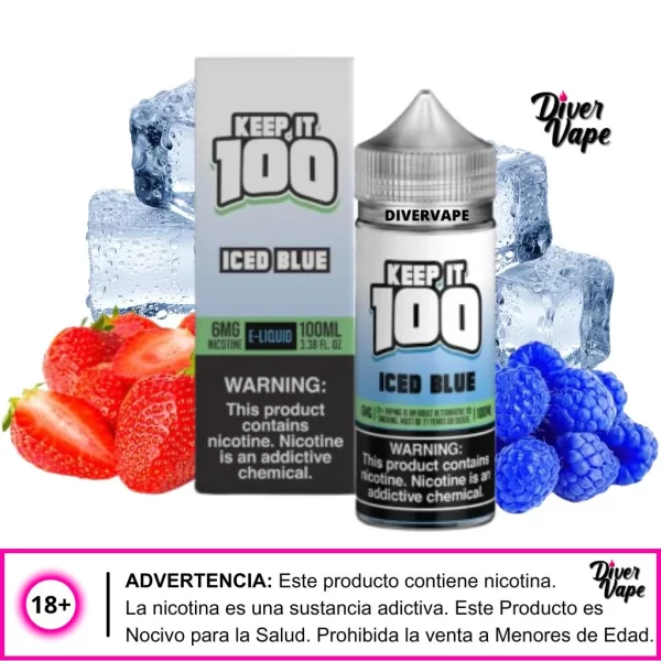 KEEP IT 100 Iced Blue 100ml