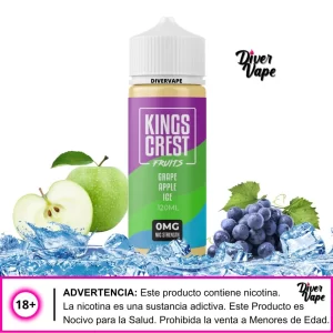 King’s Crest Fruits Grape Apple Ice 120ml