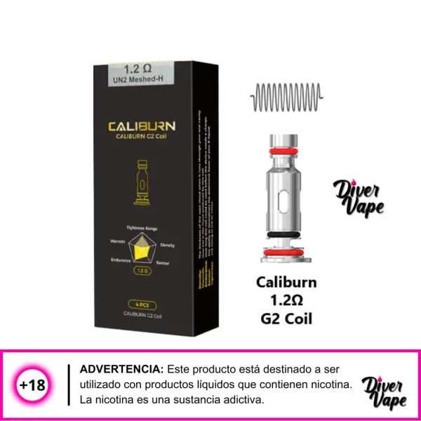 Uwell Caliburn G2 1.2 ohm Coil