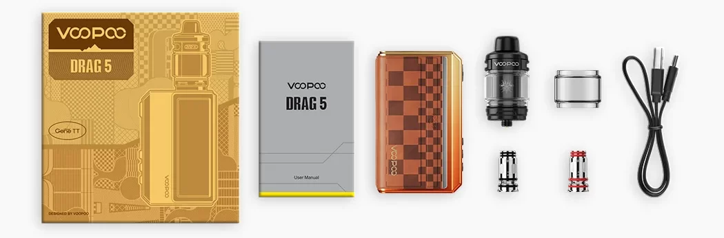 VooPoo DRAG 5 Kit Especificaciones