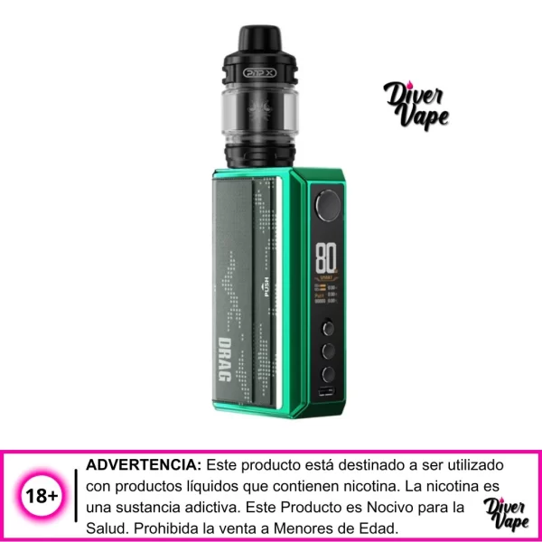 VooPoo DRAG 5 Kit Green